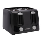 Krypton Bread Toaster|KNBT6295|1400W|4 Slice Slot Bread Toaster| Adjustable Browning Control 2 Years Warranty| Black