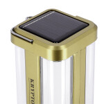 Krypton Rechargeable LED Lantern with Solar Panel- KNE5084| Energy Efficient Design with USB Mobile Charging and Solar Input