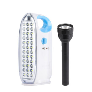 Krypton Rechargeable Lantern and Flashlight- KNEFL5446| Portable and Lightweight, Perfect for Indoor and Outdoor Use