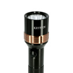 Krypton KNFL5121 Rechargeable LED Flashlight - High Power Flashlight Super Bright CREE LED Torch Light - Built-in 1900mAh Battery, USB Charging 