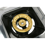 Krypton Stainless Steel Double Gas Burner-stainless steel frame 2 Burner - Gas Hob Cooker - Auto Ignition