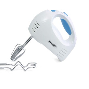 Krypton KNHB6043 150W Hand Mixer - Professional Electric Handheld Food Collection Hand Mixer for Baking - 7 Speed Function with Turbo Function