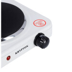 Krypton KNHP5305 1000W Single Burner Hot Plate for Flexible Precise Table Top Cooking - Cast Iron Heating Plate 