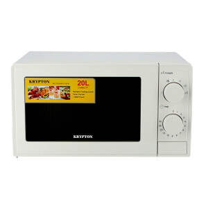 Krypton 700W Microwave Oven, 20L with 5 Power Levels and 30 Minute Timer, 20 Liter Capacity