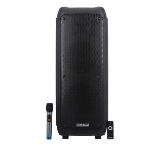 Krypton Rechargeable Professional Speaker- KNMS5193N| Bluetooth and TWS Function, FM Radio, Wireless Microphone| 80000W PMPO