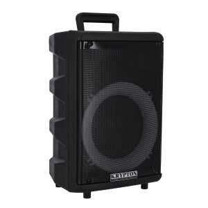 Rechargeable Portable Speaker 8" - Portable Trolley Speaker | Comfortable Handle | USB, SD Card, FM, Mic, Bluetooth & Remote