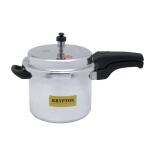 Krypton 7.5L Induction Base Pressure Cooker - Lightweight & Durable Cooker with Lid, Cool Touch Handle and Safety Valves | Evenly Heating Base