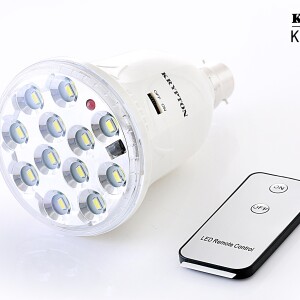 Energy Saving Lamp- Rechargeable Emergency LED Bulb for Home, Office with 12 PCS SMD LED | 2.5 Hours Working