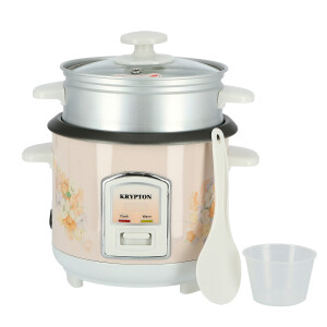 350W 0.6L Rice Cooker with Steamer | Non-Stick Inner Pot, Automatic Cooking, Easy Cleaning, 2 Year Warranty