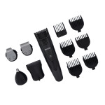 Krypton 12-IN-1 Digital Grooming Set- KNTR5290| With 5 Interchangeable Heads and Comb Attachments| Digital Encoding Display and Waterproof IPX7