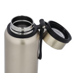 Sports Bottle, Stainless Steel, 950ml, KNVF6357 | Double Wall Vacuum Insulation | Keep Drinks Hot Or Cold For Hours | Silicon Handle 