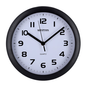 Krypton Wall Clock - Large Round Wall Clock, Modern Design| KNWC6119| Easy to Read | Round Decorative Wall Clock for Living Room, Bedroom
