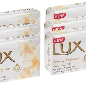 Lux Creamy Perfection Bar Soap - 170 gm- Pack of 6