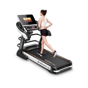6.0 HP DC Motorized Treadmill with 10.1″ TFT TV Screen & Massager