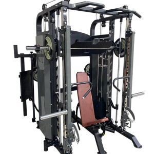 Multifunctional Smith Machine Trainer with Bench  MF-GYM-17690