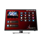 40" Smart LED TV, TV with Remote Control, GLED4058SXHD | HDMI & USB Ports, Head Phone Jack, PC Audio In | Wi-Fi, NTV4000SLED7/ NTV4000SLEDT Black