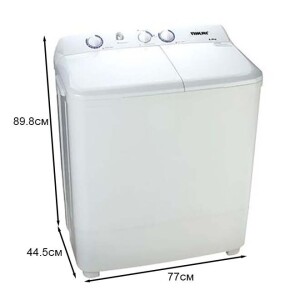 Semi Automatic Twin Tub Washing Machine 7 kg 360 W NWM700SPN2 White