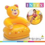 Happy Animal Bear Plastic Chair Assortment Yellow 74x64x65cm