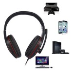 Universal Over-Ear Gaming Wired Headphones With Mic For PS4 /PS5/XOne/XSeries/NSwitch/PC