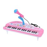Lightweight And Durable Mini Electronic Keyboard Music Educational Toy With Microphone cm