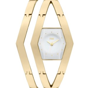 Women's Stainless Steel Analog Watch ST-47344/GD - 44 mm - Gold
