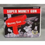 Imaginative Portable Lightweight Fun Loving Entertain For Kids Money Gun ?With Fake Money ?Assorted ?10x58x24.4cm