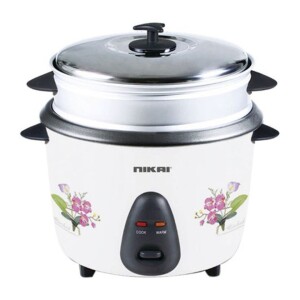 Portable Electric Rice Cooker 2.2 l 850 W NR673N White/Grey