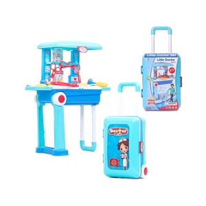 2-In-1 Little Doctor Trolley Portable Durable With Equipments Play Set cm