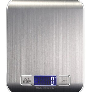 LED Digital Food Weighing Scale Silver 10kg