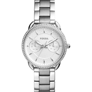 Women's Tailor Stone Studded Analog Watch ES4262 - 35 mm - Silver