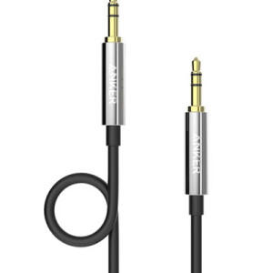 3.5mm Auxiliary Male To Male Audio Cable Black