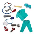 Doctor Pretend Role Play Dress Up Kit With Accessories