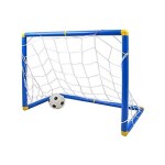 Portable Inflatable Detachable Mini Kids Football Goal Soccer Door Sturdy Design 44x31x24cm