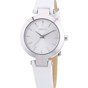Women's Water Resistant Leather Analog Watch NY8834 - 28 mm - White