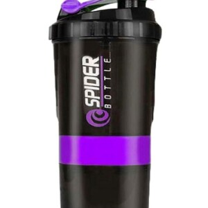 Protein Shaker Bottle With Powder Storage Compartment 650ml