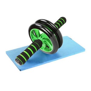 Dual Wheel Ab Roller With Mat 1kg