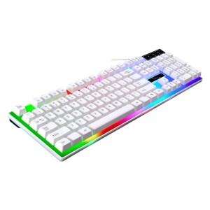 G21 LED Rainbow Backlit USB Wired Gaming Keyboard and Mouse Set