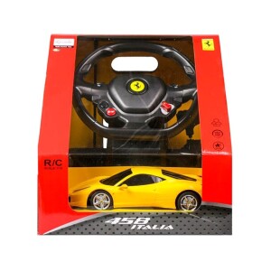 1:18 458 Italia Ferrari Remote Control Car With Steering Wheel Controller