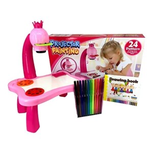 Desk With Projector Painting Set