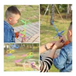Pack Of 15 Pull String Spinning Wheel Toy