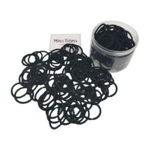 101-Piece Hairband With Case Set black/Clear