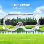 Adjustable Anti-Fog Protective Safety Goggles Clear/Black 18.1 x 8.3 x 6.3cm