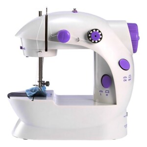 Electric Sewing Machine SM-202A White/Purple/Silver
