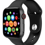 Series 5 Smart Watch With Replaceable Strap - Black