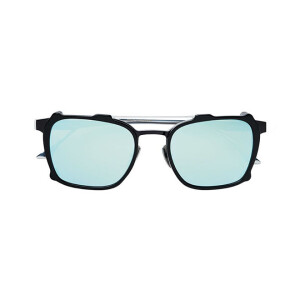 Clip-On Square Frame Sunglasses - Lens Size: 52 mm