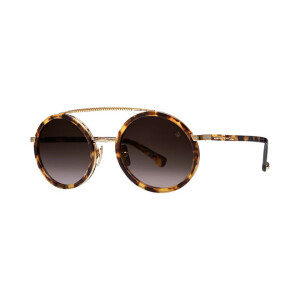 Women's Round Frame Sunglasses - Lens Size: 55 mm