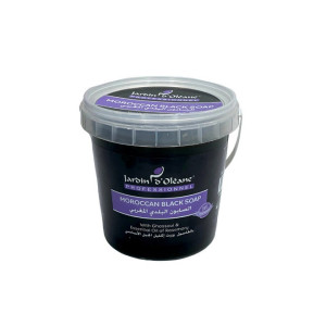 Moroccan Black Soap With Ghassoul and Essential oil of Rosemary 1kg