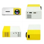 Mini Portable LED Projector OS3936Y-EU Yellow/White