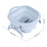 Collapsible Foot Soaking Bath Basin With Massage Roller