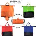 4 Piece Reusable Eco-Friendly Shop Handbag Totes multicolour 30x10x20cm
